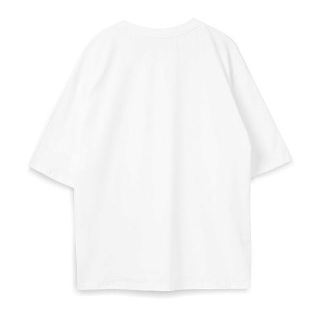 Футболка оверсайз унисекс Base Space, белая, размер XL/2XL