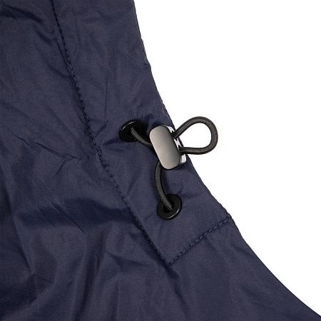 Пуховик унисекс Kapsula, темно-синий, размер XS/S