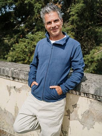 Куртка флисовая мужская Helsinki, темно-зеленая, размер XL