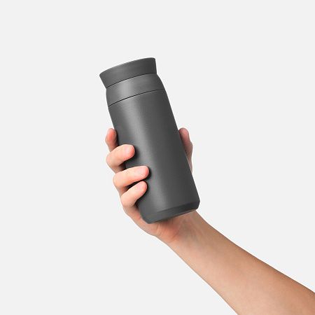 Термобутылка вакуумная герметичная Грейс (Grace), серая