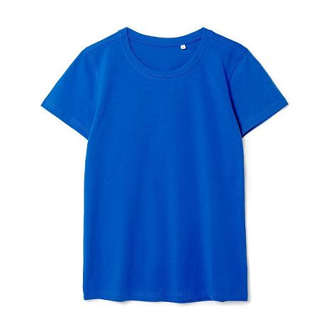Футболка женская T-bolka Stretch Lady, ярко-синяя (royal), размер L