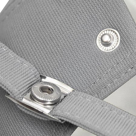 Кепка 5-панельная Ottoman 300, полиэстр, c серым сендвичем, темно-серая