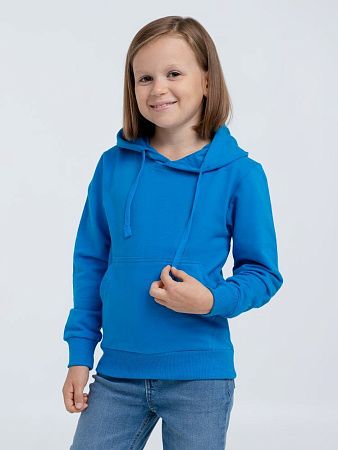 Худи детское Kirenga Kids 2.0, бирюзовое, размер 10 лет (130-140 см)