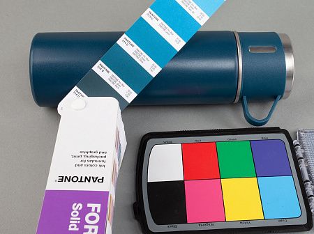 Набор подарочный "Алтай": термос, 3 кружки, покрытие пудра