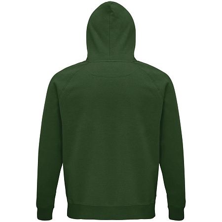 Толстовка унисекс Stellar, темно-зеленая, размер XL