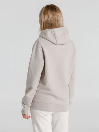 Толстовка с капюшоном унисекс King, дымчато-серая, размер XS