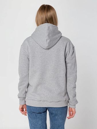 Толстовка с капюшоном Unit Kirenga Heavy, серый меланж, размер XS