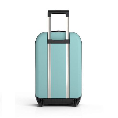 Чемодан складной Rollink Vega II 55x40x20 см, 2 колеса, бирюзовый