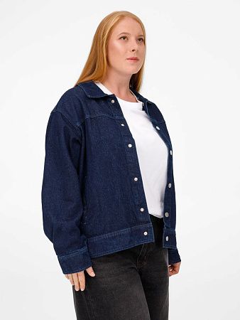 Куртка джинсовая O1, темно-синяя, размер M/L