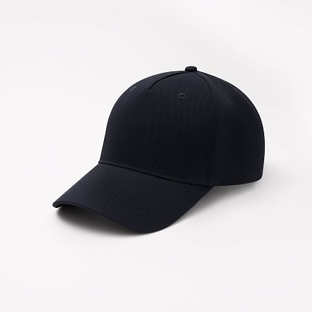 Бейсболка Фит (Fit), 5 клиньев, черный
