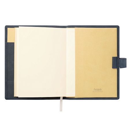 Ежедневник-портфолио Роял (Royal NEO) недатированный в подарочной коробке, синий