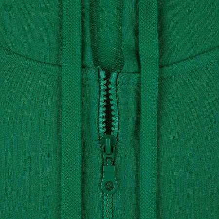 Толстовка на молнии с капюшоном Siverga 2.0, зеленая, размер XS