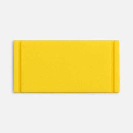 Лейбл из ПВХ Dzeta, XS, желтый