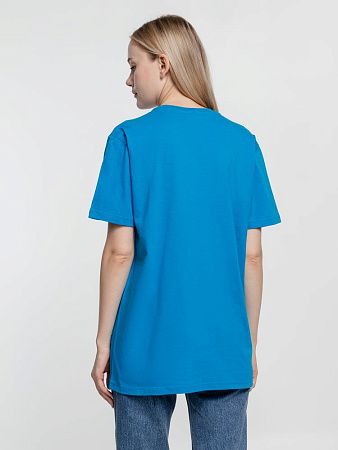 Футболка унисекс T-Bolka 160, бирюзовая, размер 4XL