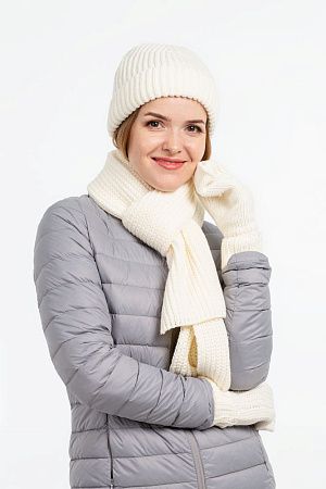 Шарф Nordkapp, белый (молочный)