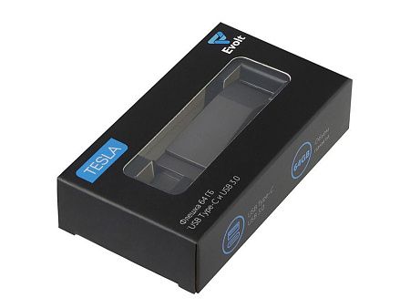 Флешка 64 ГБ USB Type-C и USB 3.0 «Тесла»