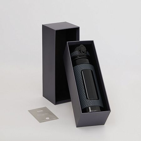 Бутылка для воды Вектор (Vector), черная