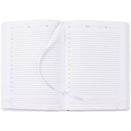 Ежедневник Prizma, недатированный, белый