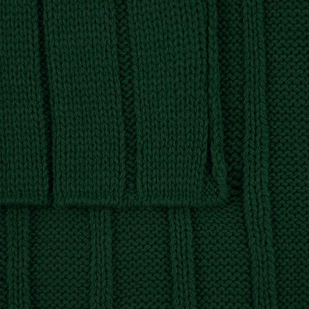 Плед Tressa, темно-зеленый