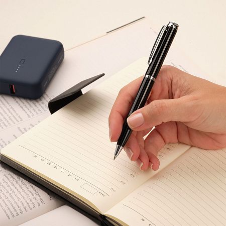 Шариковая ручка Соната (Sonata), черная/позолота