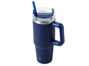 Термокружка «Крэнстон» с трубочкой и поворотной крышкой, 850 мл
