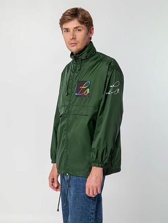 Ветровка из нейлона Surf 210, зеленая, размер S