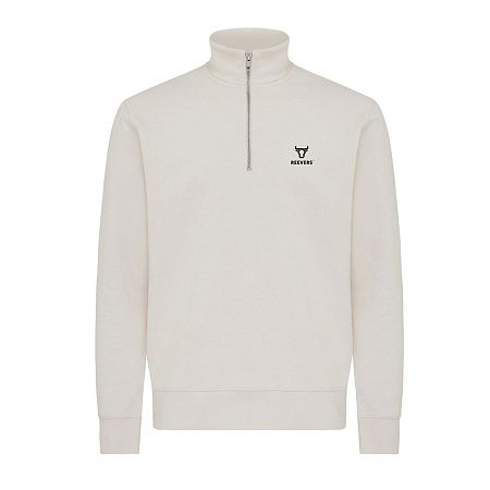 Свитшот на молнии Iqoniq Elgon из переработанного хлопка, 300 г/м²