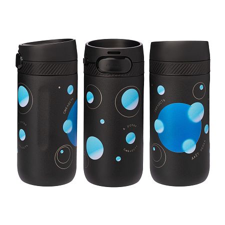 Термокружка вакуумная Толедо (Toledo), черная