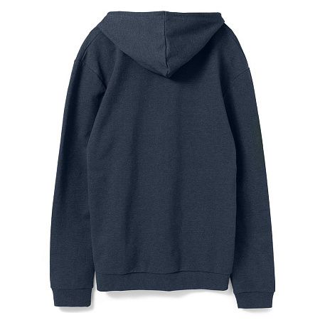 Толстовка с капюшоном унисекс Hoodie, синий меланж, размер 3XL