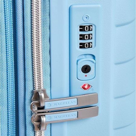 Чемодан Victoria L, голубой