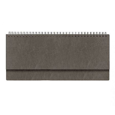 Планинг Alfa Buffalo 325*130 мм, серый, недатированный, в твердой обложке