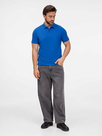 Рубашка поло унисекс Tervise, ярко-синяя, размер S