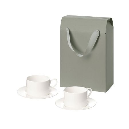 Подарочный набор Мокко (Mokko) в коробке-пакете (две чайных пары)