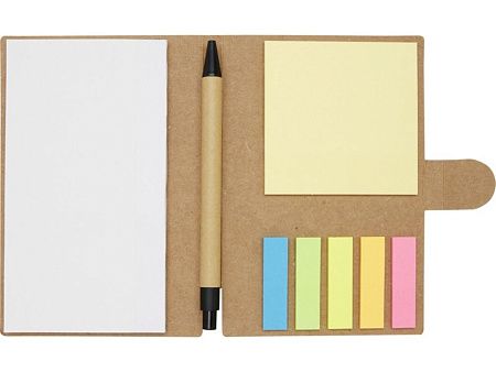 Блокнот «Swift» со стикерами и шариковой ручкой