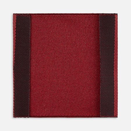 Лейбл тканевый Epsilon, L, бордовый