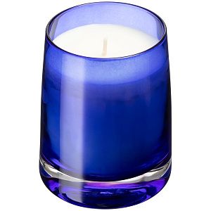 Ароматическая свеча Fragnola, пряная древесина и кардамон, темно-синяя