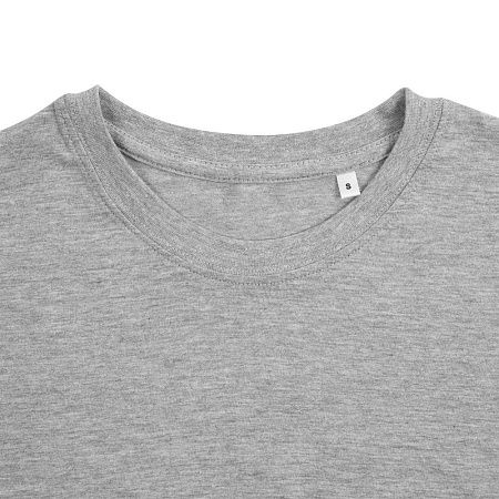 Футболка унисекс T-Bolka 160, серый меланж, размер 5XL