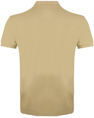 Рубашка-поло Prime Men бежевая, размер S