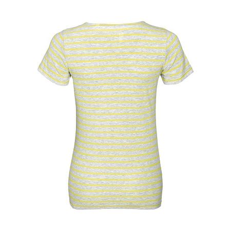 Футболка Miles Women серая с желтым, размер XXL