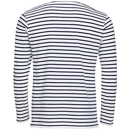 Футболка мужская Marine Men, белая с темно-синим, размер S