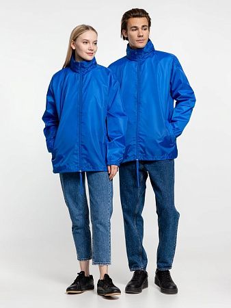 Ветровка унисекс Shift, ярко-синяя, размер XS