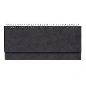 Планинг сборный Alfa Nuba 325*130 мм с перфорацией, темно-серый, недатированный, в твердой обложке