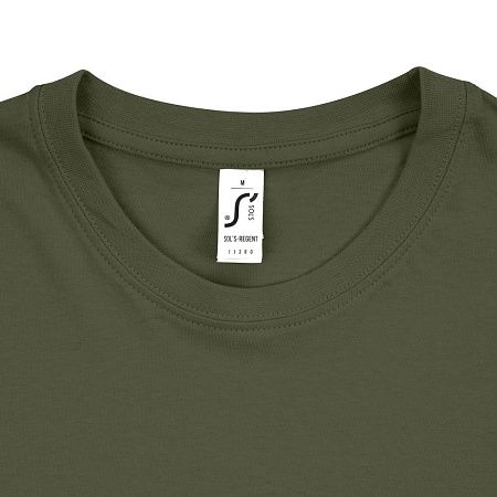 Футболка унисекс Regent 150, темный хаки, размер XS