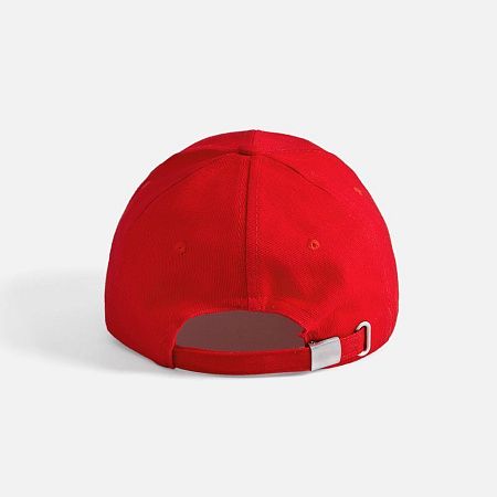 Бейсболка Buffalo, красная с белым