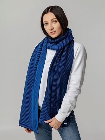 Шарф Nobilis, бирюзовый с терракотовым
