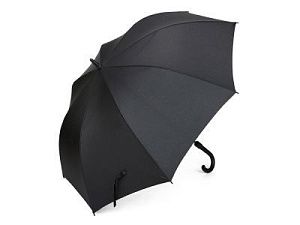 Зонт-трость, мужской, цвет: черный