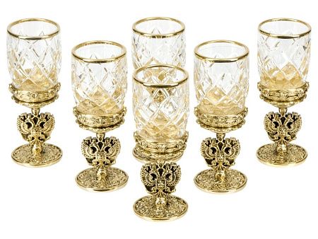 Подарочный набор хрустальных стопок