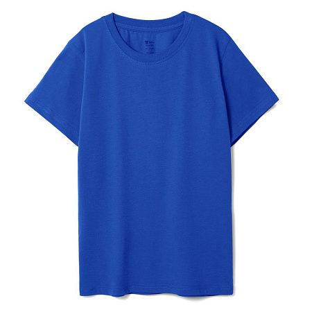 Футболка детская T-Bolka Kids, ярко-синяя, размер 8 лет (118-128 см)