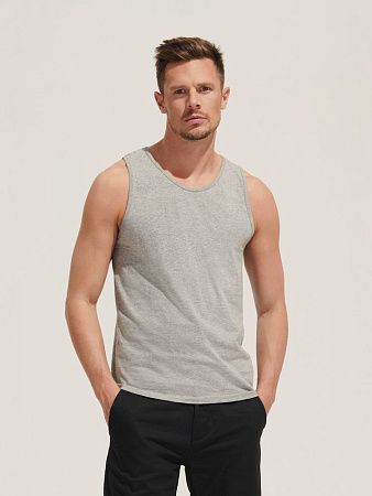 Майка мужская Justin 150, черная, размер S