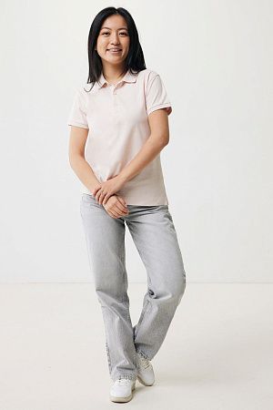 Женская рубашка поло Iqoniq Yosemite из переработанного хлопка-пике, унисекс, 220 г/м²